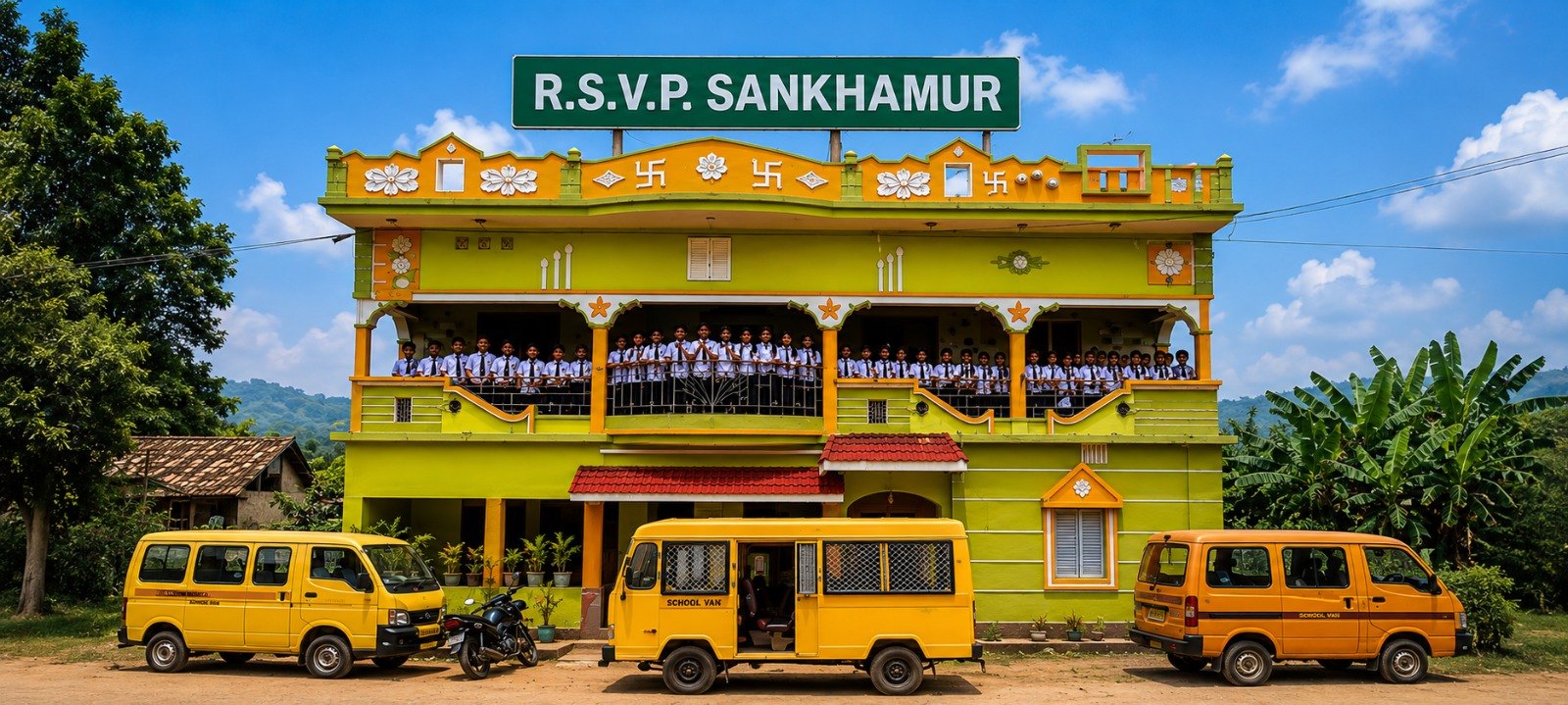 R.S.V.P. Sankhamur school building